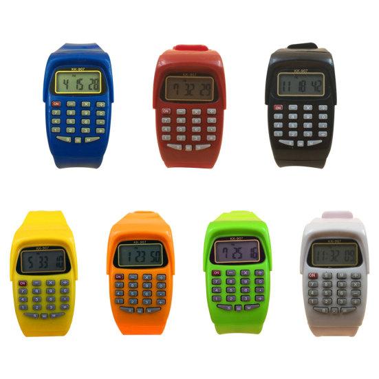 Children Sports Digital Square Wrist Gift Examination Tool Kids Watch Calculator