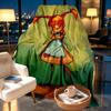 Pippi Longstocking Print Blanket - Soft & Comfortable, for Bedroom, Travel, Sofa, Home Decoration - Birthday Christmas Gift for Friend