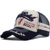 Summer Mesh Trucker Hat Men Vintage Embroidery Baseball Cap Sun Visor Retro Snapback Women Hip Hop Dad Caps For Outdoor Casual