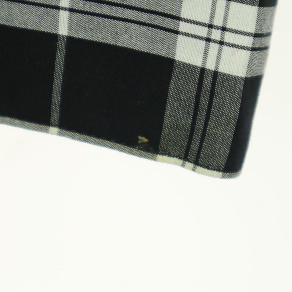 MIDIUMISOLID made in Japan Check Pattern Long sleeve blouse Black series Women Used