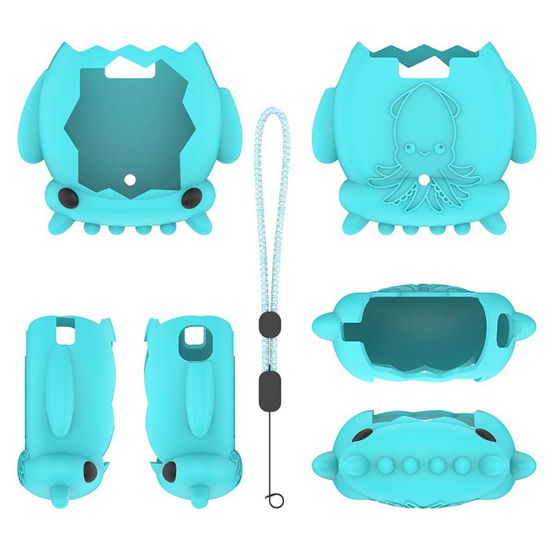 Cute Squid Silicone Protective Case For Tamagotchi Paradise Dustproof Shell Anti Fall Electronic Pet Equipment Protective Cover