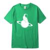 Mens Tshirt 100 Cotton Short Sleeve Space Moon Print Men T Shirt Casual Summer Loose Men Tshirt Cool Tshirt Male Tees Tops