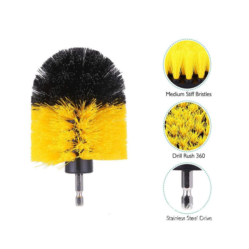 5Pcs Power Scrubber Brush Electric DrillBrush Power Scrubber Bathroom Surface Tub Shower Tile Cleaning Tools for Kitchen Car