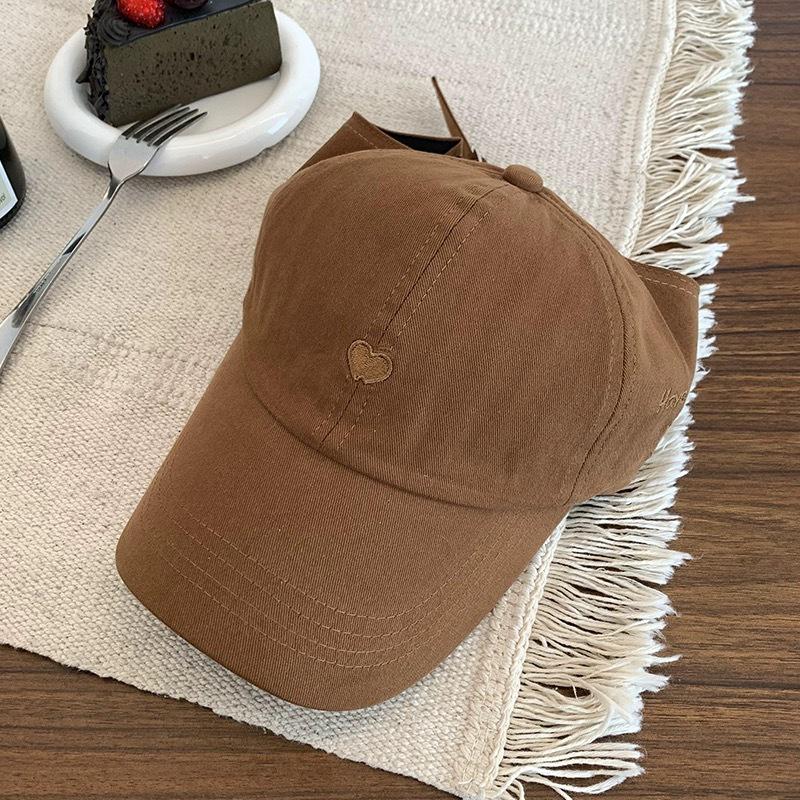 Women's Summer 2024 Ponytail Sun Hat: Open-Top Baseball Cap for Outdoor Sun Protection