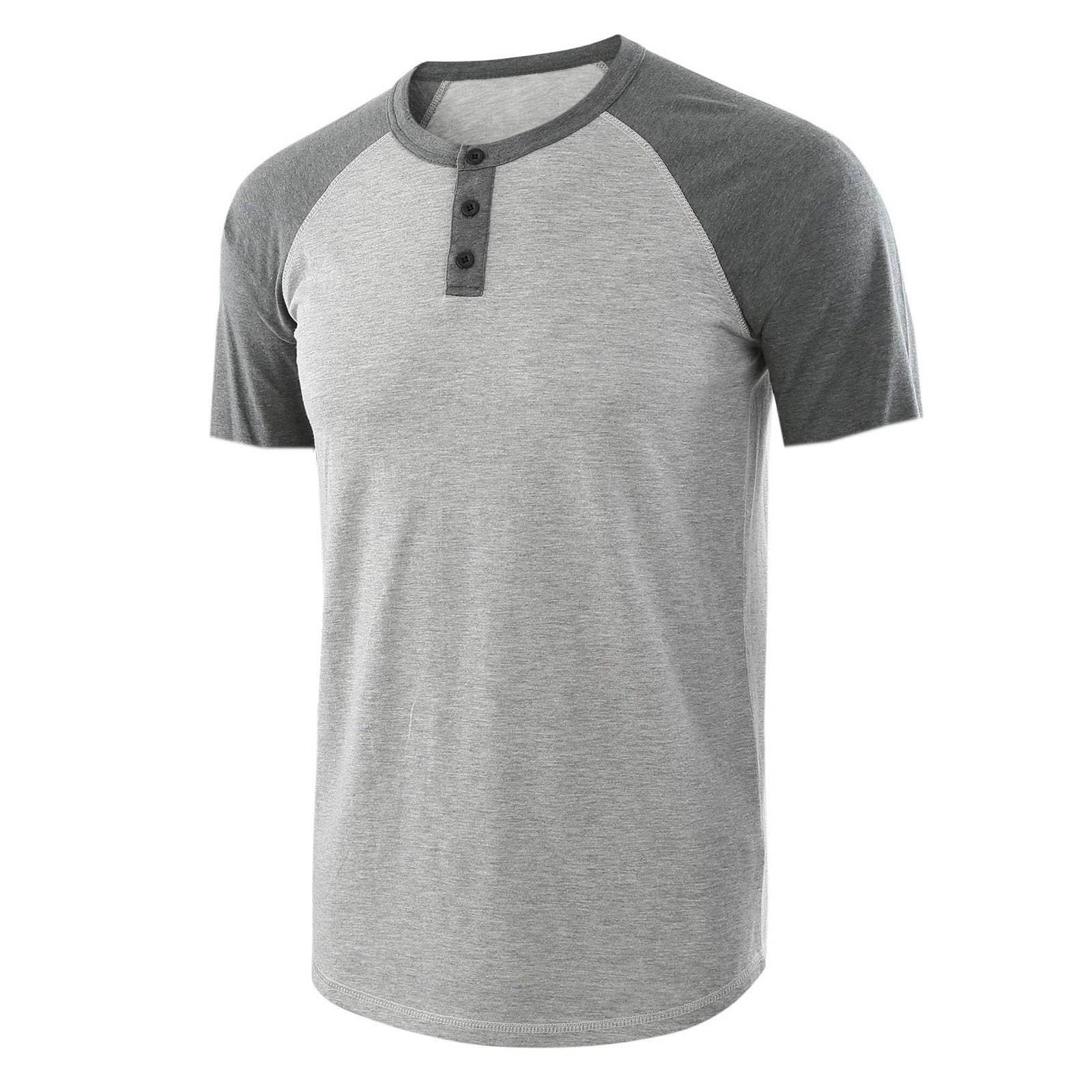 

Мужская весенне-летняя повседневная тонкая лоскутная футболка с коротким рукавом, верхняя блузка XXL