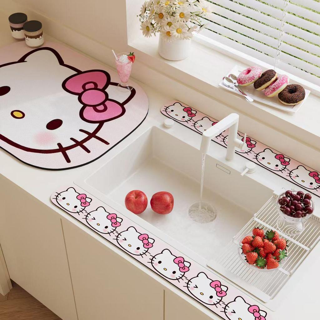 Crayon Shin-chan Diatom Mud Sink Draining & Splash Guard Mat