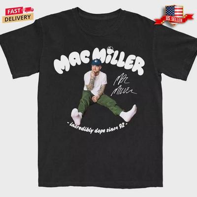 Vintage Mac Miller T-Shirt, Hip Hop Musik T-Shirt, Unisex Streetwear Oberteil, Fan Geschenke