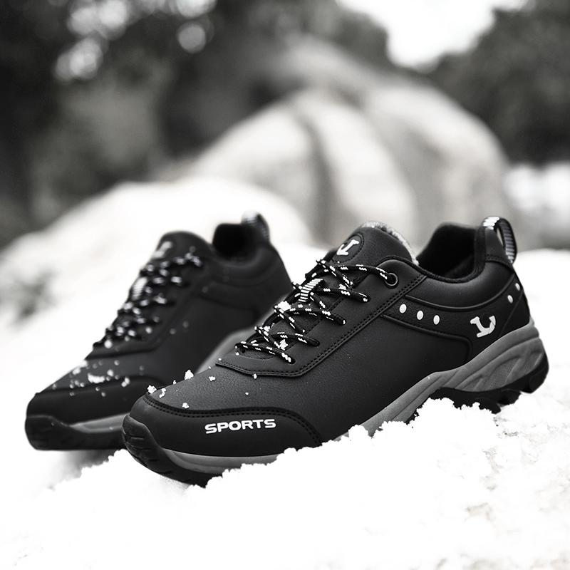 Waterproof Hiking Boots Men Non-slip Wear-resistant Hiking Shoes Women Lightweight Warm Boots Outdoor Sports Shoes 38-47