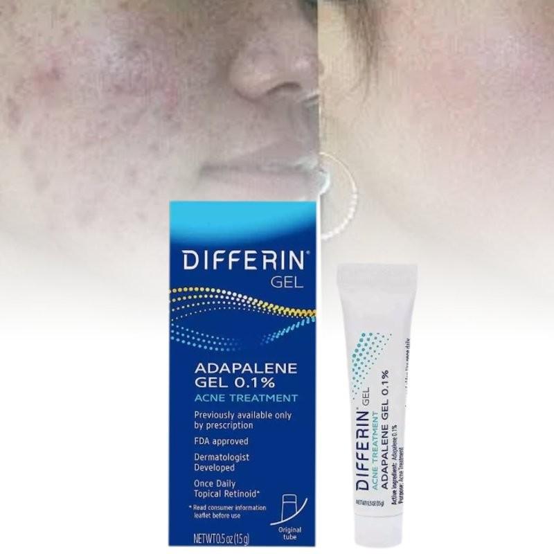 Differin Gel Traitement Acné Gel Rétinoïde Pour Peau Claire Radieuse 15g