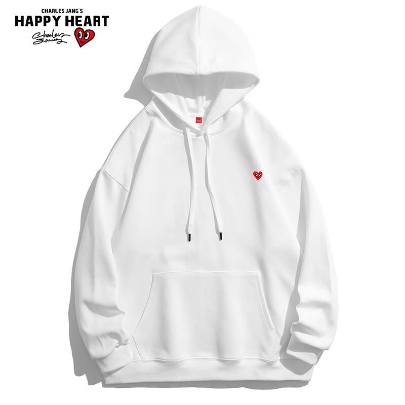 Унисекс толстовка с капюшоном Charles Heart, однотонная 3XL