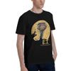 ET The ExtraTerrestrial Moon Frame 100 Cotton Casual Breathable Confortable Tops Funny Mens TShirts Mens Shirt