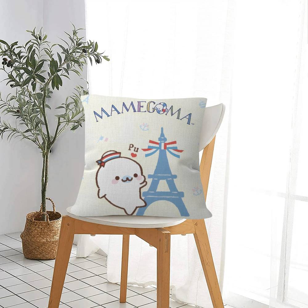 Kawaii Cartoon Mamegoma Anime Personalized Pillow Dust Cover Bedroom Kids Party Decoration Pillowcase Birthday Children Gift