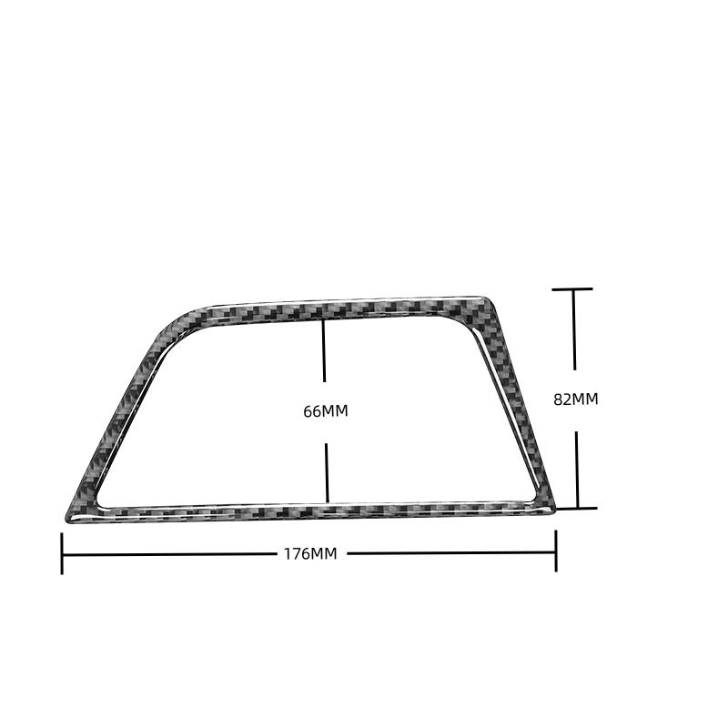 

For BMW 3 Series GT F30 F34 2013-2016 Accessories Carbon Fiber Car Dashboard Both Sides Air Outlet Trim Frame Cover Stickers