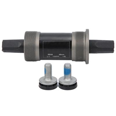 68mm Zapuzdrené stredové zloženie Štvorhran Kovové ložisko pre horský bicykel so skrutkami 126mm