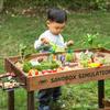 Kids' Wooden Sandbox and Water Play Outdoor Toys