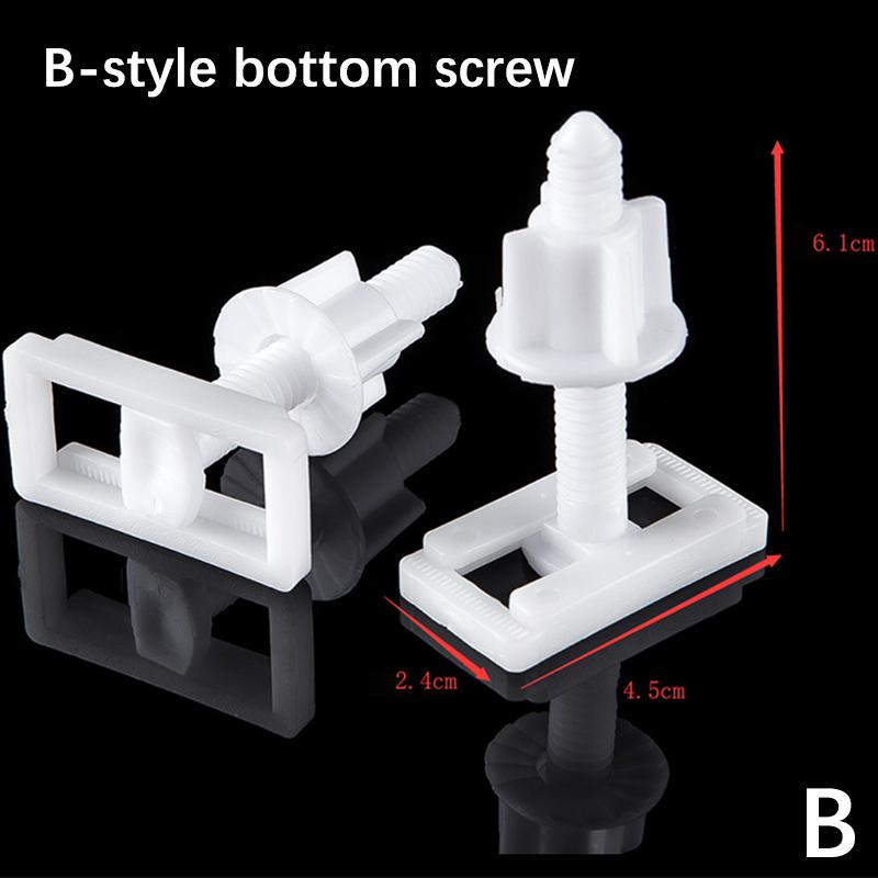 Toilet Lid Hinge Repair Bolts Accessories Screws Washers Set Universal Replacement Toilet Lid Set Screws