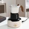 EXSX 220V Electric Mini Coffee Heater Milk Tea Mocha Heating Stove Hot Plate Multifunctional Cooking Pot Oven Furnace Cooker