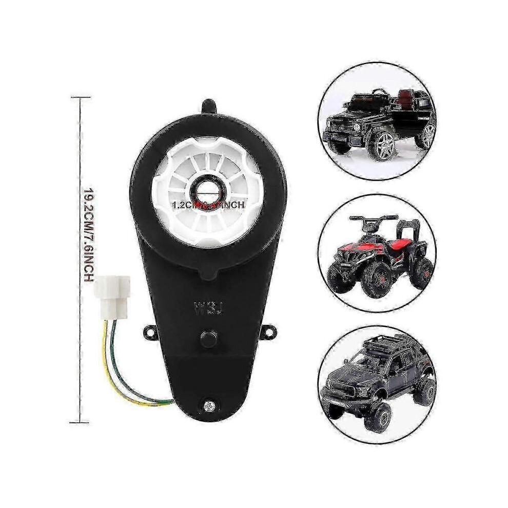 24V Kids Ride On Car Gearbox 24V 40000RPM Motor 2Pcs Electric Motor Gearbox Motorcycles High Speed