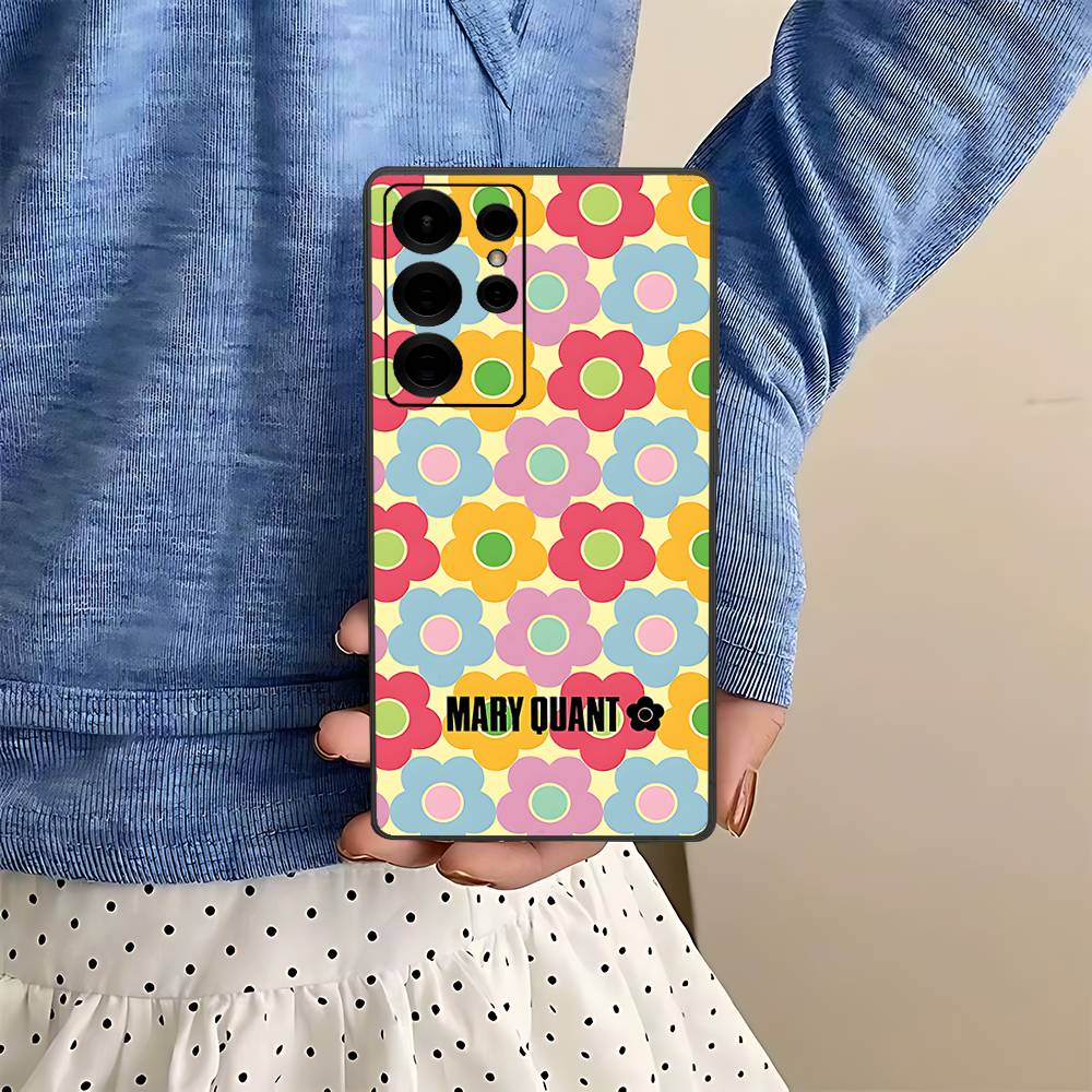 

Fashion Pop Mary Quant Phone Case For Samsung S 24 Fe 25 Ultra Plus 20 Lite 21 30 22 23 24 22 Ultra 5G Fundas Samsung S25PLUS