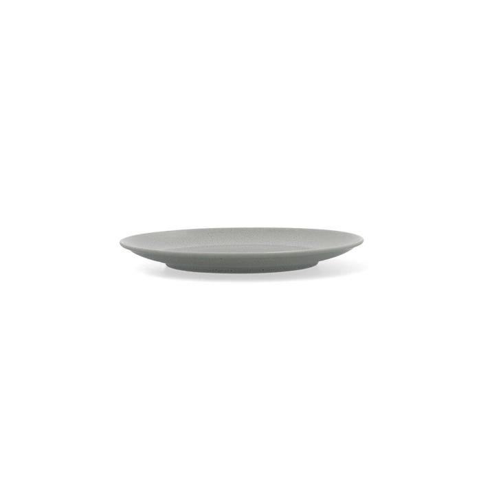 Assiette Plate Ariane Porous Céramique Vert Ø 27 Cm (6 Unités)