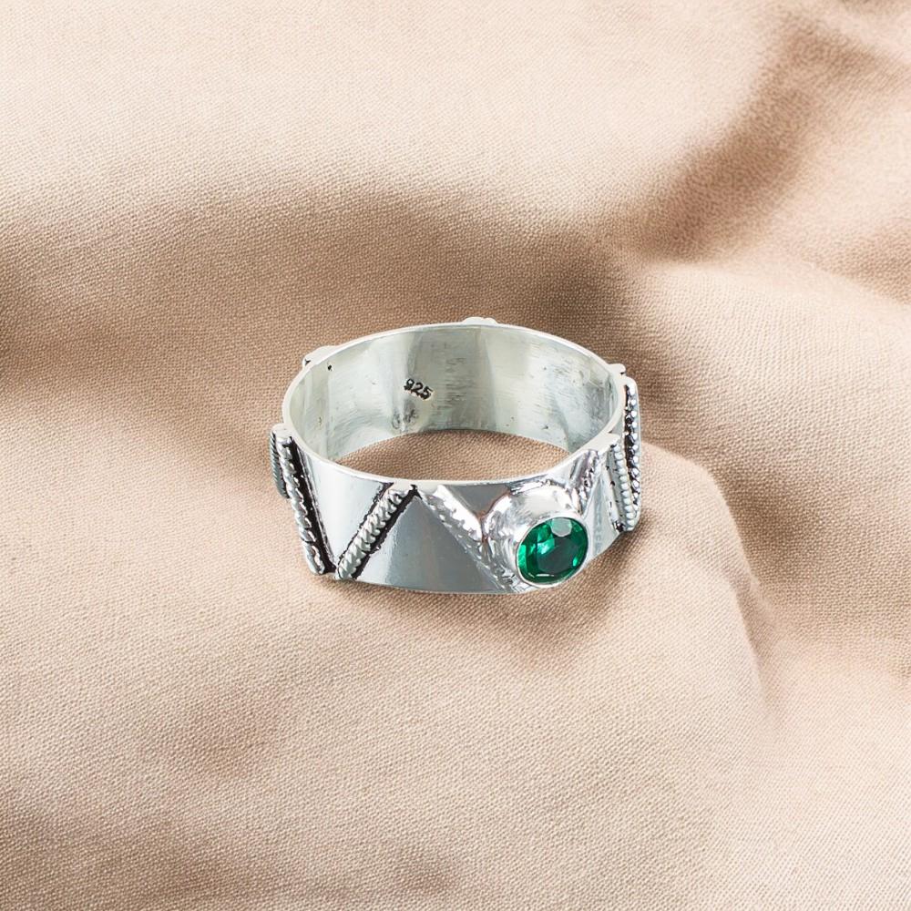 Chrome Diopside Gemstone 925 Sterling Silver Jewelry Handmade Ring For Men Gift RR-15-3
