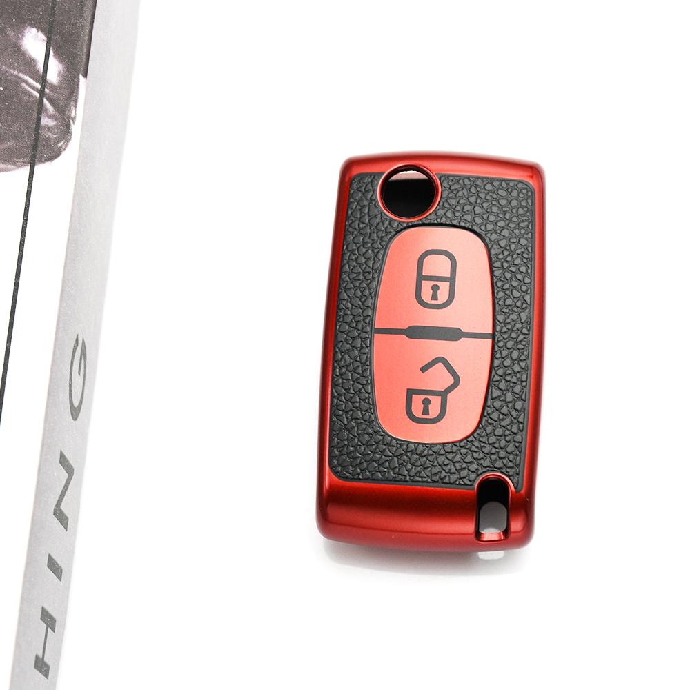 2/3 Buttons Car Key Fob Case Cover Holder for Peugeot 407 3008 5008 207 307 308 For Citroen DC2 C3 C4 C5 C6 SG C8 Xsara Picasso