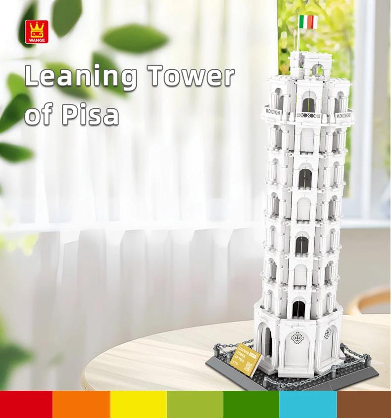 High-Quality 1334Pcs High-Quality Leaning High-Quality Tower High-Quality Of High-Quality Pisa High-Quality Building High-Quality Blocks Collection