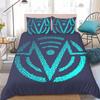 T-Trust Us Logo Duvet Cover Set Home Style Bedding Soft Laundry Cotton Bed 3 Piece Set Student Dormitory Gift
