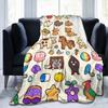 Creature In Stardew Valley Fashion Blankets Cute Jimino Animals Wool Awesome Soft Throw Fashion Blanket Chair Covering Sofa Spring/Autumn Tr