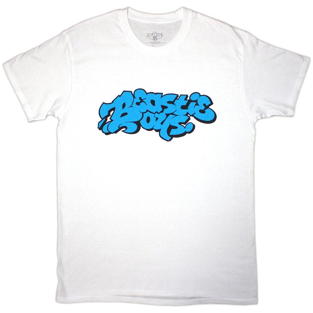 The Beastie Boys Unisex T-Shirt: Graffiti Logo (White) (Small) S