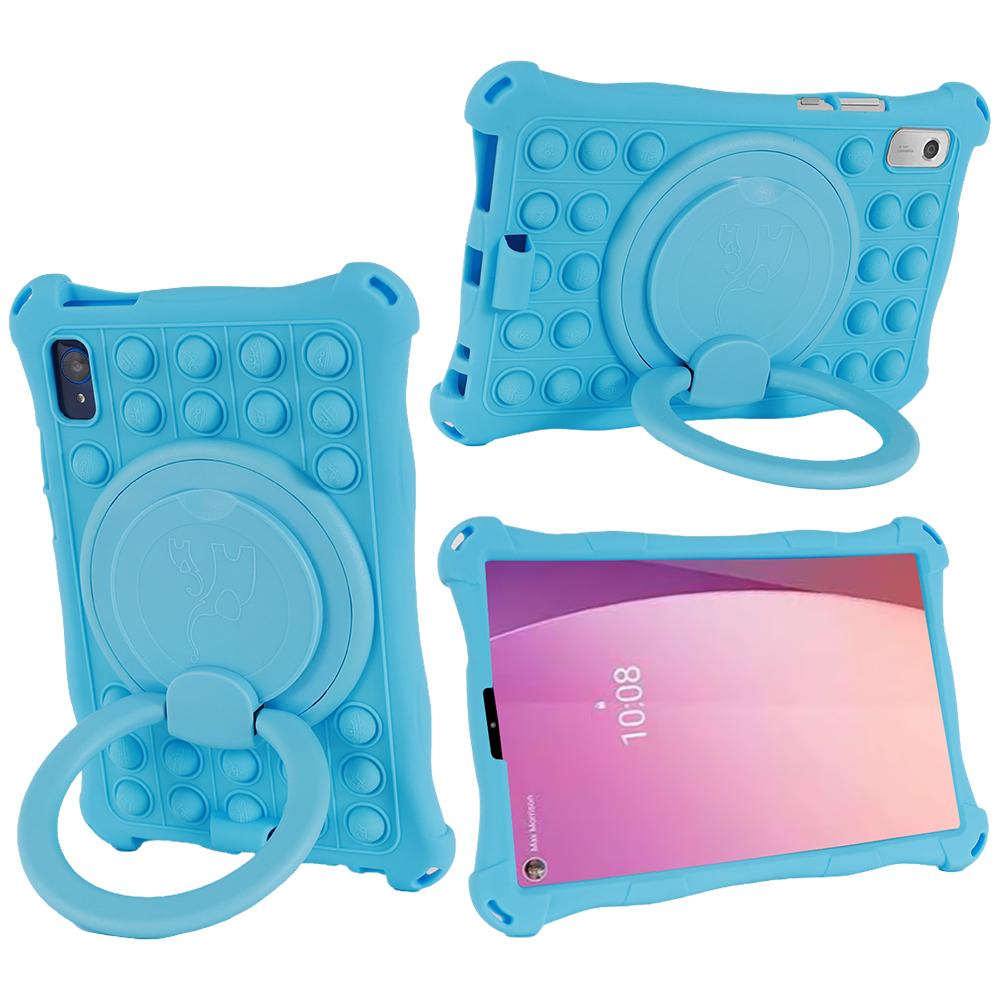 Bubble Toys Weiche Silikon Kinder Sichere Hülle Für Lenovo Tab M9 TB-310FU TB-310XU 360 Drehbarer Ständer Tablet-Hülle