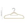 5Pcs flocked non-slip, mark-free clothes hanger, a must-have for dormitories, home use, autumn and winter clothing stores, down jackets, cotton coats
