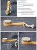 Soft Bamboo Horsehair Face Brush for Infants & Toddlers - Gentle Massage & Cleaning Brush