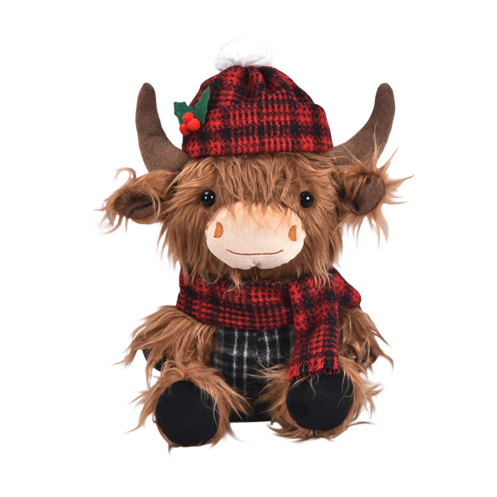 

Christmas Cow Plush Toy One Size