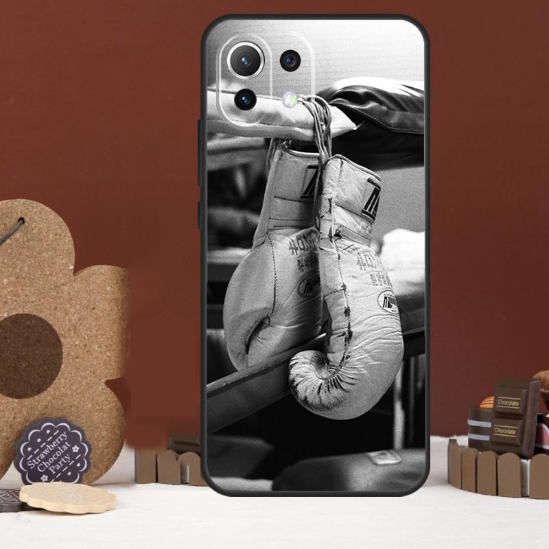 Boxing Gloves Case For Xiaomi 17 Pro Max 14 15 Ultra 15T 13T 14T POCO F8 Ultra F7 F5 F6 X5 X6 X7 Pro Cover