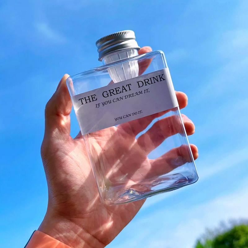 2/5Pcs Storage Bottles & Jars Flower Tea Beverage Bottle Plastic Milk Tea Bottle Flower Juice With Filter Cold Brewing Tea Bottl