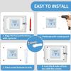 Clear Thermostat Lock Box with Combination Lock Set Wall Mount Thermostat Cover for Enhances Security and Protective