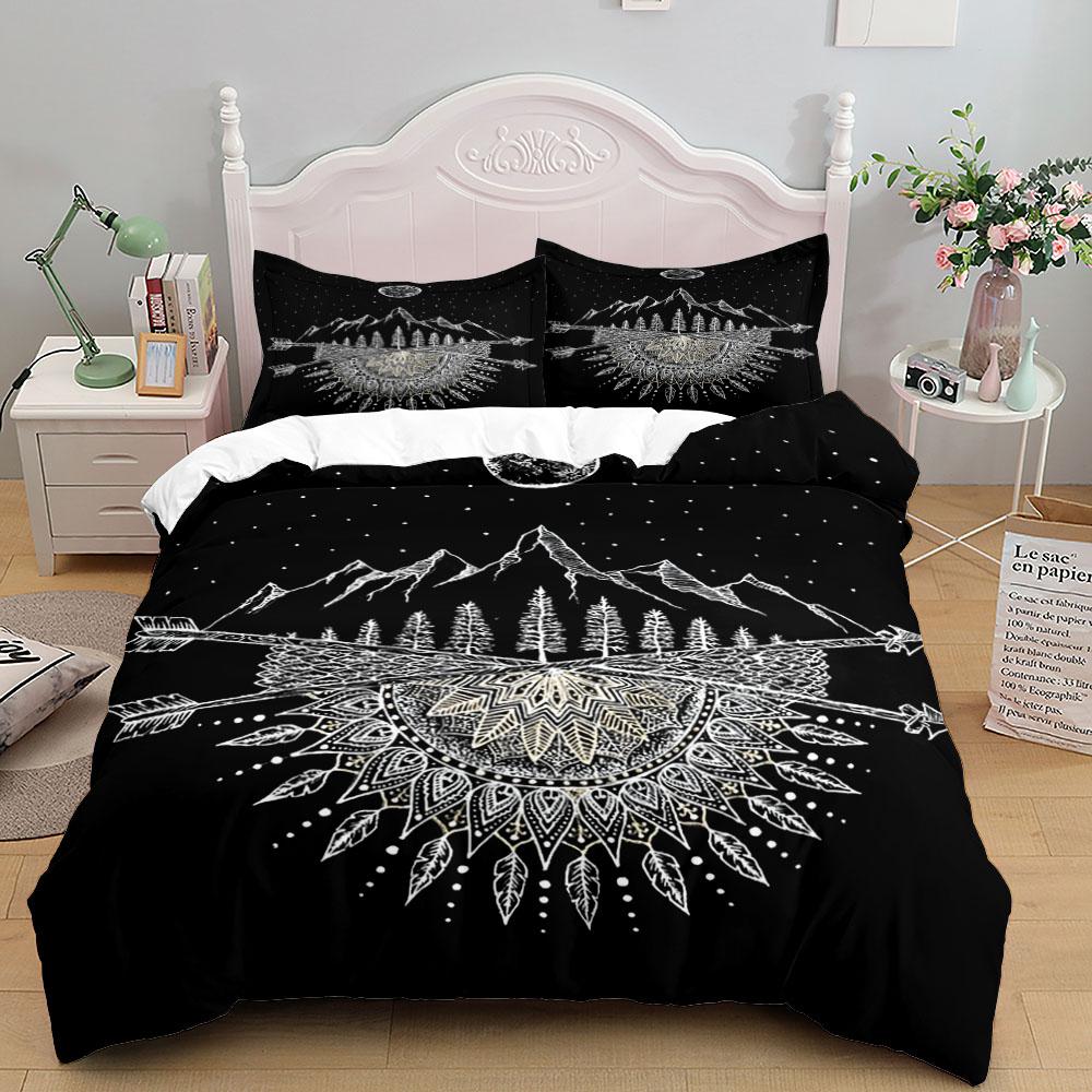 Dreamcatcher Bohemian Duvet Cover Set Single Twin Double Queen King Cal King Size Bed Linen Set