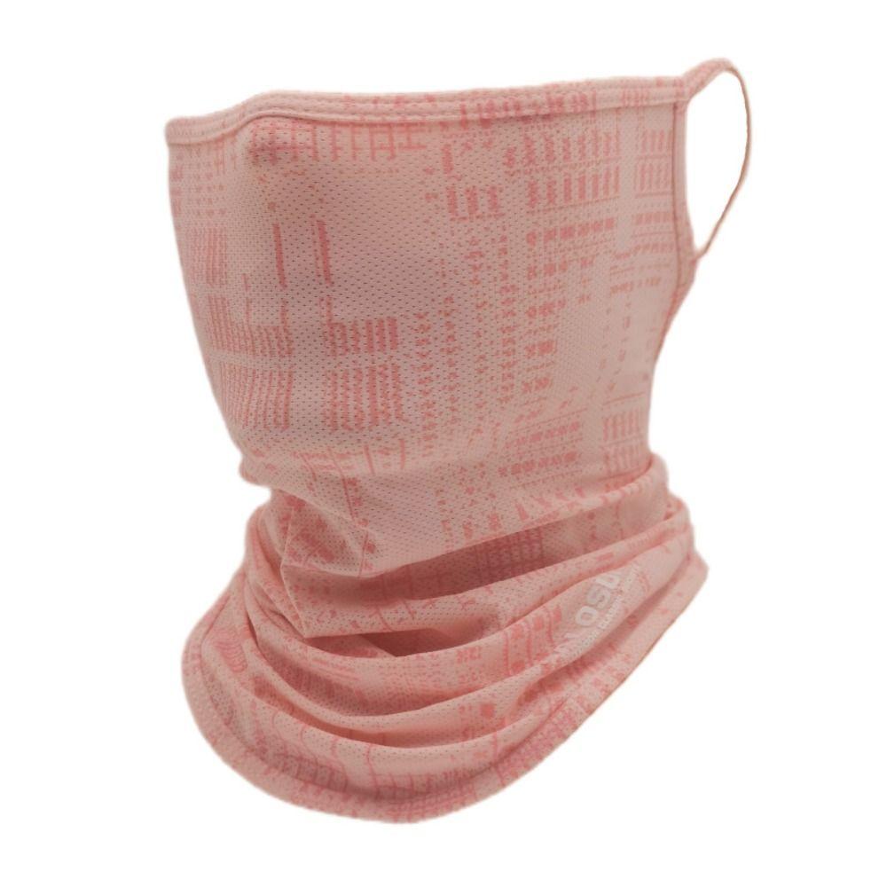Nylon Cycling Face Mask Ice Silk Riding Running Scarf Fashion Sun Protection Face Mask  Summer