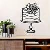 Metal Cake Wall Art Sculpture Bakery Decor Mother's Day Gift for Baker