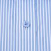 S.T. Dupont Men Blue Stripe Short Sleeve Regular Fit Shirt Se6mm11hs108sbu
