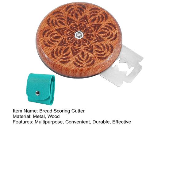 1 Set Bread Scoring Cutter Metal Bread Lame Cutter Dough Pattern Marking Tool Set for Kitchen Bakery
