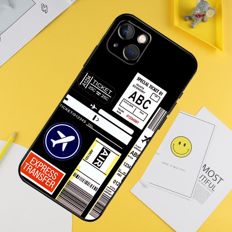 Barcode Label Cool Boys Girls Phone Case For iPhone 16 Pro 15 Pro 13 12 Mini 11 14 Pro Max XR 16 15 Plus 16e Cover Coque