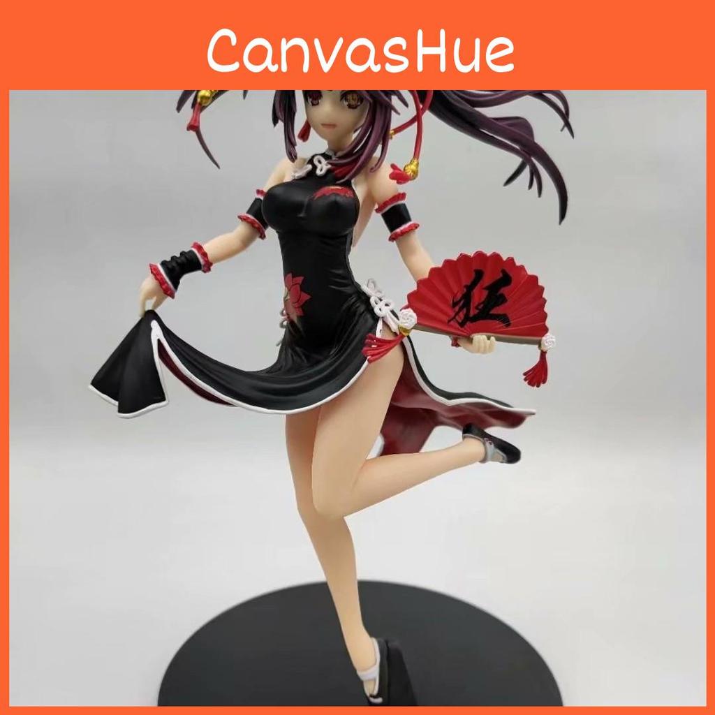 High-quality Date A Live Kurumi Tokisaki Pvc Figure With Captivating Cheongsam Kimono Style