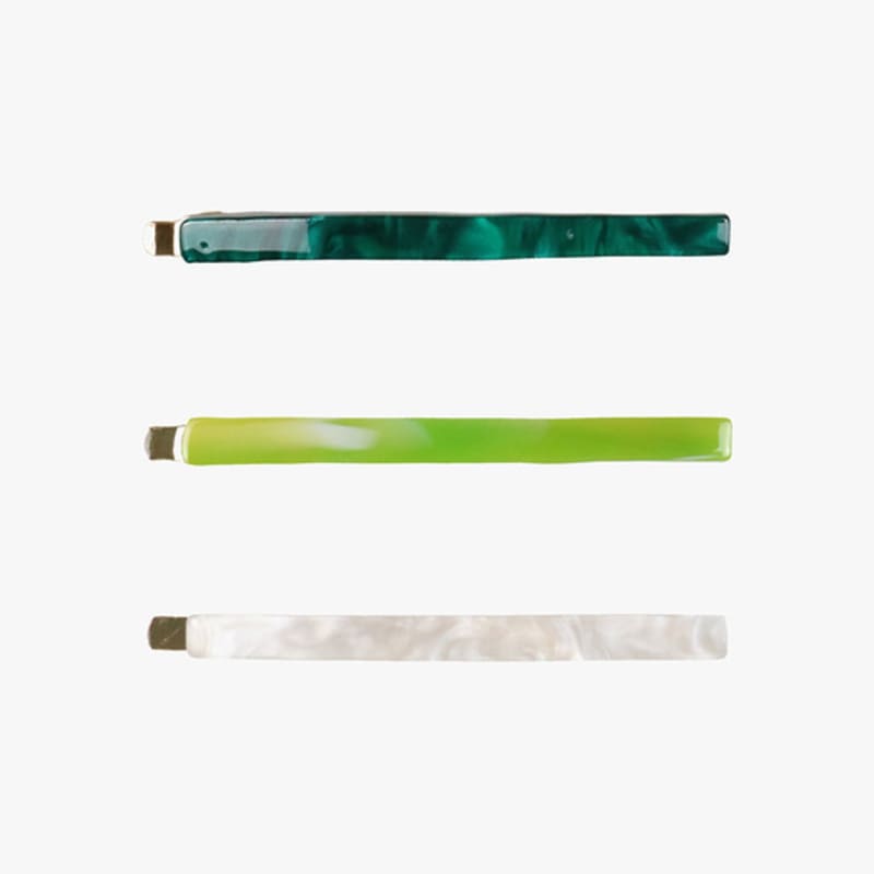 pink PINEAPPLE [3 PCS 1 SET] MARBLE SIMPLE PIN