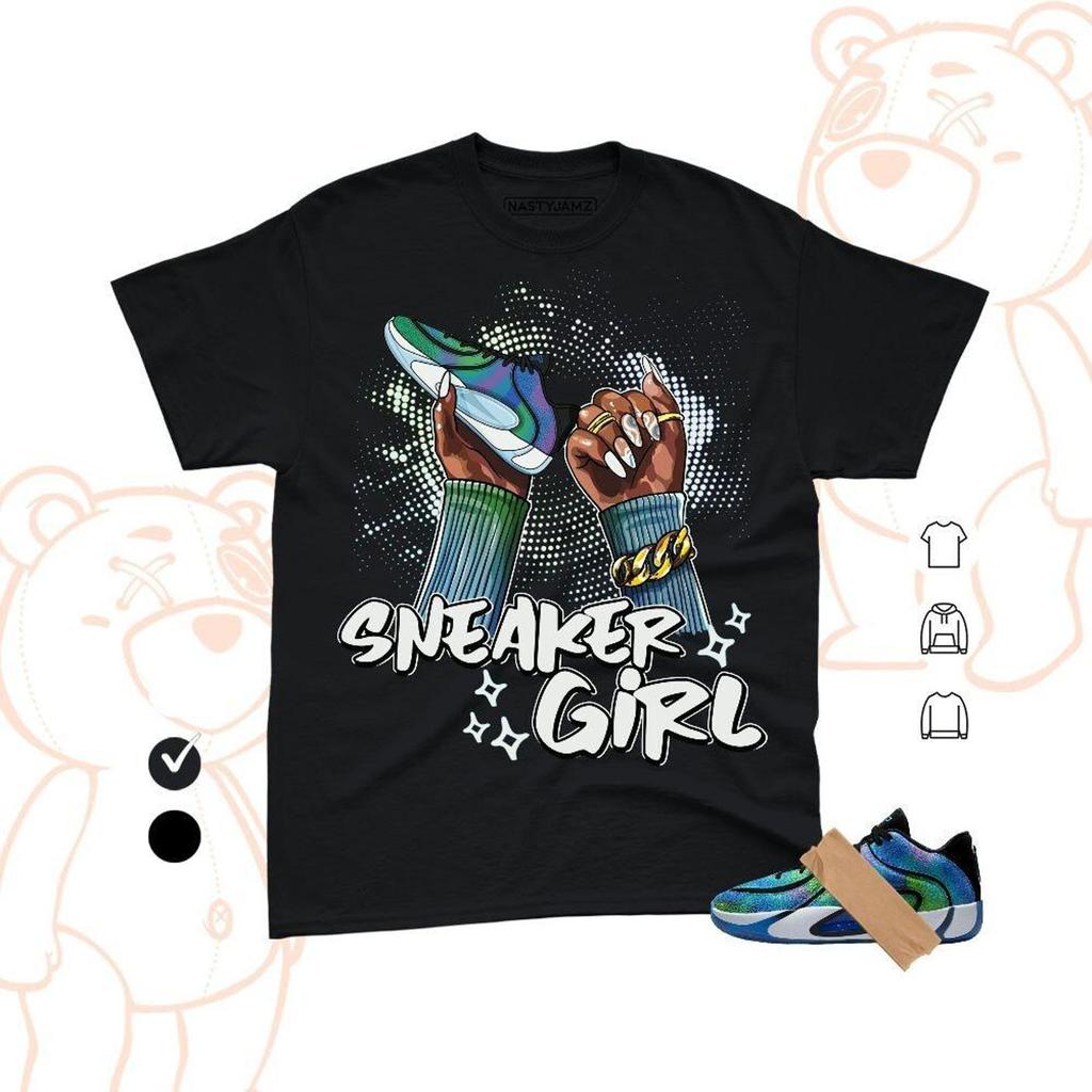 Tatum 4 Puts Smooth Soul Sneaker Girl Nail Streetwear Graphic Tee, Unisex Casual Tee, Sneaker Match Shirt and kids tshirt, Bella Canvas