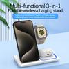 3 In 1 Wireless Charger Desktop Foldable Fast Phone Charge Station For iPhone 16 15 14 13 12 Apple Watch 10/9/8/7/6 AirPods 3/2