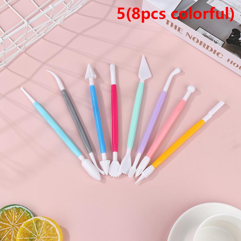 8/14Pcs Plastic Clay Sculpting Set Polyform Sculpey Set Polymer Modeling Clay Tools