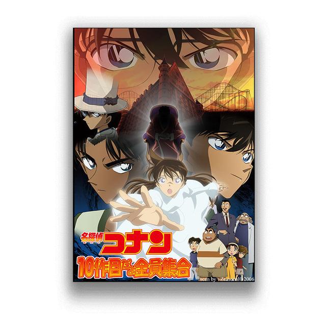 Detective Conan Anime Posters and Prints Canvas Painting Wall Pictures For Living Room Vintage Poster Decorative Home Decor