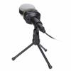 Gaming Microphone Omnidirectional Low Noise Compact Portable Durable ABS Online Recording Supplies for PC